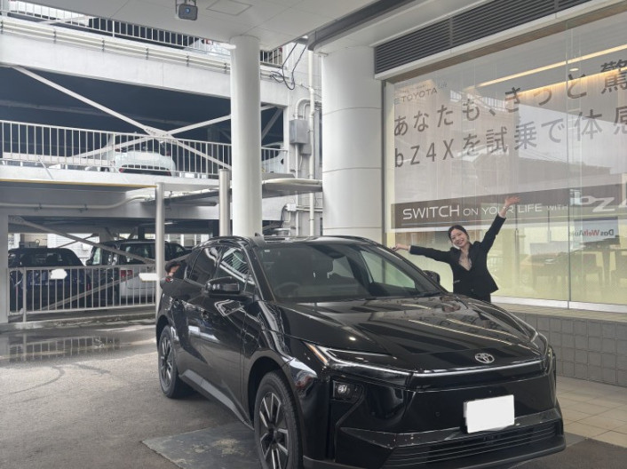 トヨタの電気自動車『bZ4X』試乗できます‼