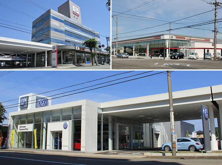 金沢中央店、小松店、Volkswagen金沢中央